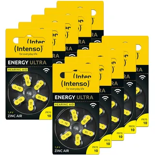 Intenso Hörgerätebatterie PR70 86 mAh 60 St.