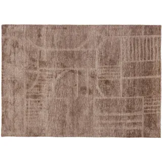 Hochflorteppich , Taupe , Textil , rechteckig , 170x240 cm , Teppiche und Böden, Teppiche, Hochflorteppiche & Shaggys