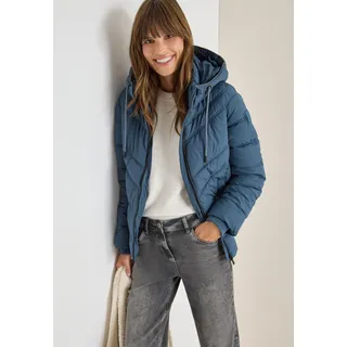 Cecil Damen 2005476 Steppjacke mit Kapuze, Moonstone Blue, XL