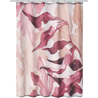 Duschvorhang KLEINE WOLKE "Blaze", bunt (multicolor), B:180cm H:200cm, Polyester, Duschvorhänge, Duschvorhang