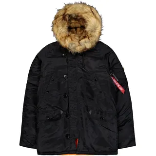 Alpha Industries N-3b Vf59 Mantel Black 2XL