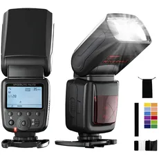 PHOTOOLEX FK310 Blitz Flash Speedlite für Canon Nikon Sony Panasonic Olympus Pentax Fujifilm Sigma Minolta und Andere Digital SLR Film SLR Kameras und Digital Kameras mit Single-Kontakt Hot-Schuh