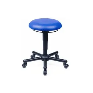 meychair XXL Hocker A19-TR-KL 10023 blau Kunstleder, 1 St.