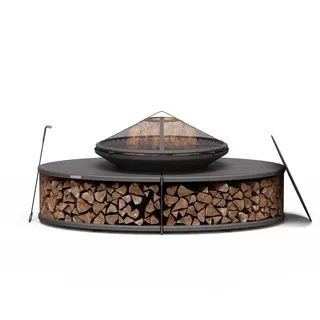 Blumfeldt Feuerschale Ø 64 cm Schwarz