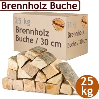 Brennholz Kaminholz Holz 25 kg Für Ofen und Kamin Kaminofen Feuerschale Grill Buche Feuerholz Buchenholz Holzscheite Wood 30 cm Flameup