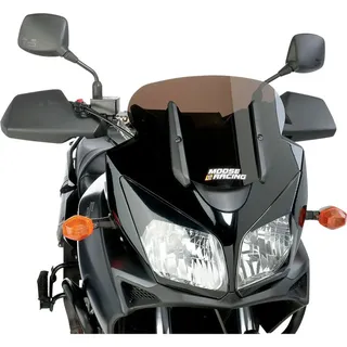 Moose Hard-parts Adventure-4 ́ ́ Suzuki Dl 1000 V-strom 04-12 Kurze Windschutzscheibe - Dark Smoke - One Size