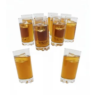 Provance 12 Pisa Schräge Shotgläser – Das moderne Design-Highlight für deine Party | 50ml Stamper für Tequila, Kurze & Likör | Hochwertiges Schnapsglas Set, spülmaschinengeeignet