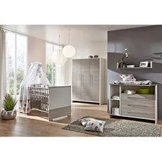 Bild Kinderzimmer Eco Silber 3-tlg. mit 3-türigem Schrank