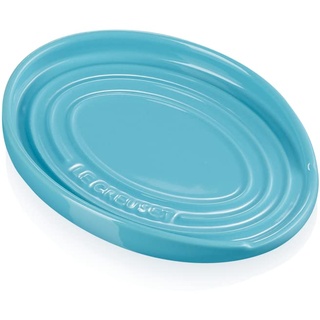 Le Creuset ovale Löffelablage aus Steinzeug, Karibik, 71507151700099