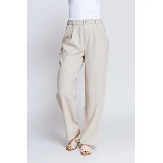 Zhrill Bundfaltenhose, in Unifarbe, beige