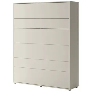 Mirjan24 Wandklappbett Bed-Concept 160 x 200 cm Holz Metall beige
