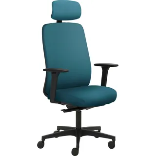 Mayer Sitzmöbel Drehstuhl »2229« () 3D Armlehnen, Kopfstütze, Sitztiefenverstellung, blau