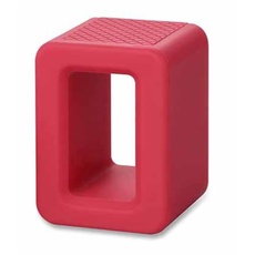 MuStone Schnalle Halter für Auto Sicherheitsgurt, Silikon Auto Sicherheitsgurt Schnalle Booster für einfachen Zugang zu Sicherheitsgurt (Rot)