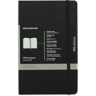 Moleskine Professionelles Notizbuch (Large, Hard Cover) Schwarz