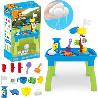 Woopie - WOOPIE Wassertisch 2in1 Sandkasten Piratenschiff 6 ac.