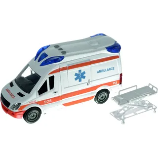 Rettungswagen Krankenwagen Ambulanzwagen Spielzeugauto Licht & Sound 22731