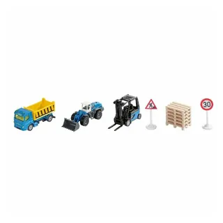 Siku 6336 - Baustellen Set bunt (gelb/blau) 1:32