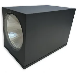 Bega Außenwandleuchte Aluminium/Edelstahl IP64 3000 K grau/silber