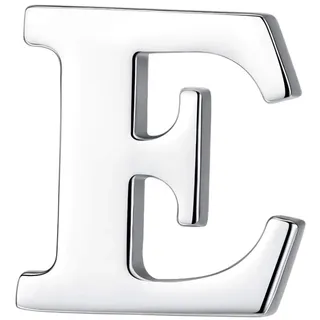 HONEY BEAR 1 Stück Buchstaben Brief Broschen Pins A bis Z, Edelstahl für Herren/Damen Anzug Hemd, Geschäft Hochzeit Geschenk,Silber,MEHRWEG (E)
