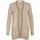 Viril Open Strickjacke Beige XS