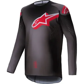 Alpinestars Supertech Lipan, Trikot - Grau/Schwarz/Rot - XXL