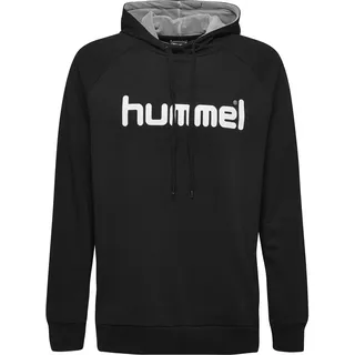 Hummel Herren Kapuzenpullover Go Cotton Logo Hoodie 203511-2001 S - Black - S