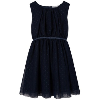 NAME IT Nkfvaboss Spencer Noos Kleid, Dark Sapphire/Detail:w. Tone in Tone Lurex, 116