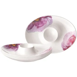 Villeroy & Boch Eierbecher »Eierbecher Rose Garden 4er Set bunt«, bunt