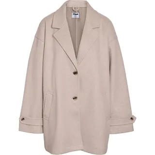 Noisy May Damen Nmalicia Ls Oversize Blazer Noos, Silver Lining, l