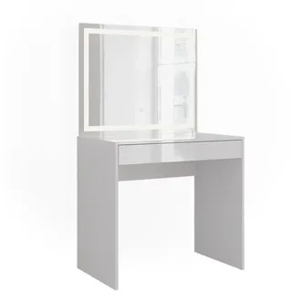 Vicco Schminktisch, Sherry, mit LED-Spiegel
