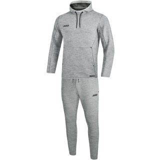 Jako Premium Basics mit Kapuzensweat grau meliert, S