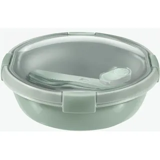 Curver 249953 Boîte de Conservation, GO ASSIETTES Nomade 1L AVEC COUVERTS-Recycle (Smart ECO LINE) Storage Box, Plastic