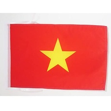 AZ FLAG Flagge Vietnam 45x30cm mit Kordel - VIETNAMESISCHE Fahne 30 x 45 cm - flaggen Top Qualität