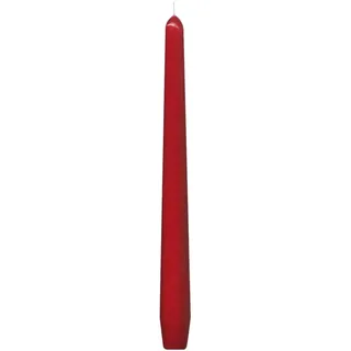 Spitzkerzen 245 mm, 8 Stunden Brenndauer, rot, 10 Stk.