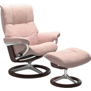 Stressless® Relaxsessel »Mayfair«, mit Signature Base, Größe S, M & L, Gestell Braun, pink