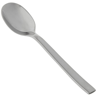 Alessi Ovale Kaffeelöffel, Edelstahl, Silber, 12.5 x 3.5 x 2.8 cm, 6-Einheiten