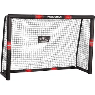 Hudora Fußballtor Schwarz/Rot 76913