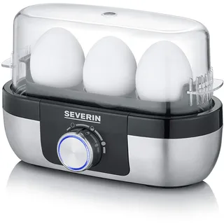 Severin EK 3163 3 Eier + Messbecher Schwarz