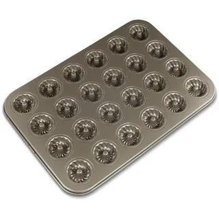 Städter - we love baking Serie - Backblech Mini Guglhupf Konfekt - 38 x 26 cm - für 24 Minis ø 4,5 cm/H 1,5 cm - hochwertige Antihaftbeschichtung