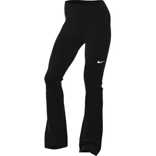 Nike Damen Hose W Nk Sw Chill Knit Tight, Black/Sail, S