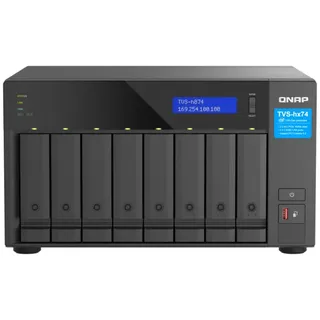 QNAP TVS-h874 Leergehäuse Schwarz