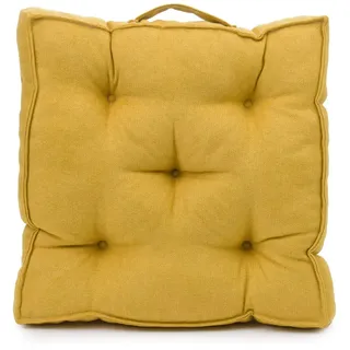 Gözze Darco Boxkissen 40 x 40 cm Gelb