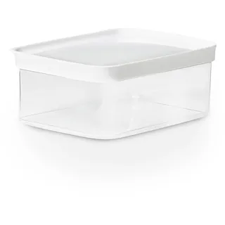 Emsa Optima rechteckig transparent/weiß 2 l