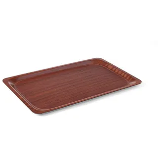 HENDI Serviertablett, rechteckig, Woodform Antirutschx