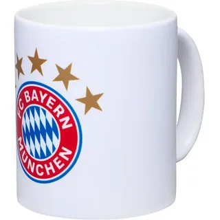 FC Bayern München Tasse Logo| Weiß