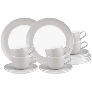 SELTMANN WEIDEN Liberty Pure Colors Kaffeeservice 18-tlg. grau