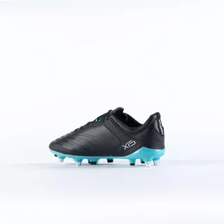 Gilbert Rugbyball schwarz aqua Größe 13 - fester Griff für Rugby