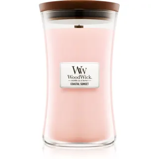 Woodwick Coastal Sunset Duftkerze 610 g rosa