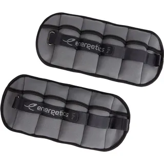 Energetics Unisex Ankle Wrist Weight 1.0 Handgelenk- & Knöchelgewichte, Black/Grey Dark, 0,5