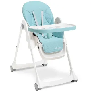 Interbaby Evolutiver Hochstuhl | Klappbar, 6-36 Monate (bis 25 kg) | Verstellbare Lehne & Tablett | Comfort Eat Grün